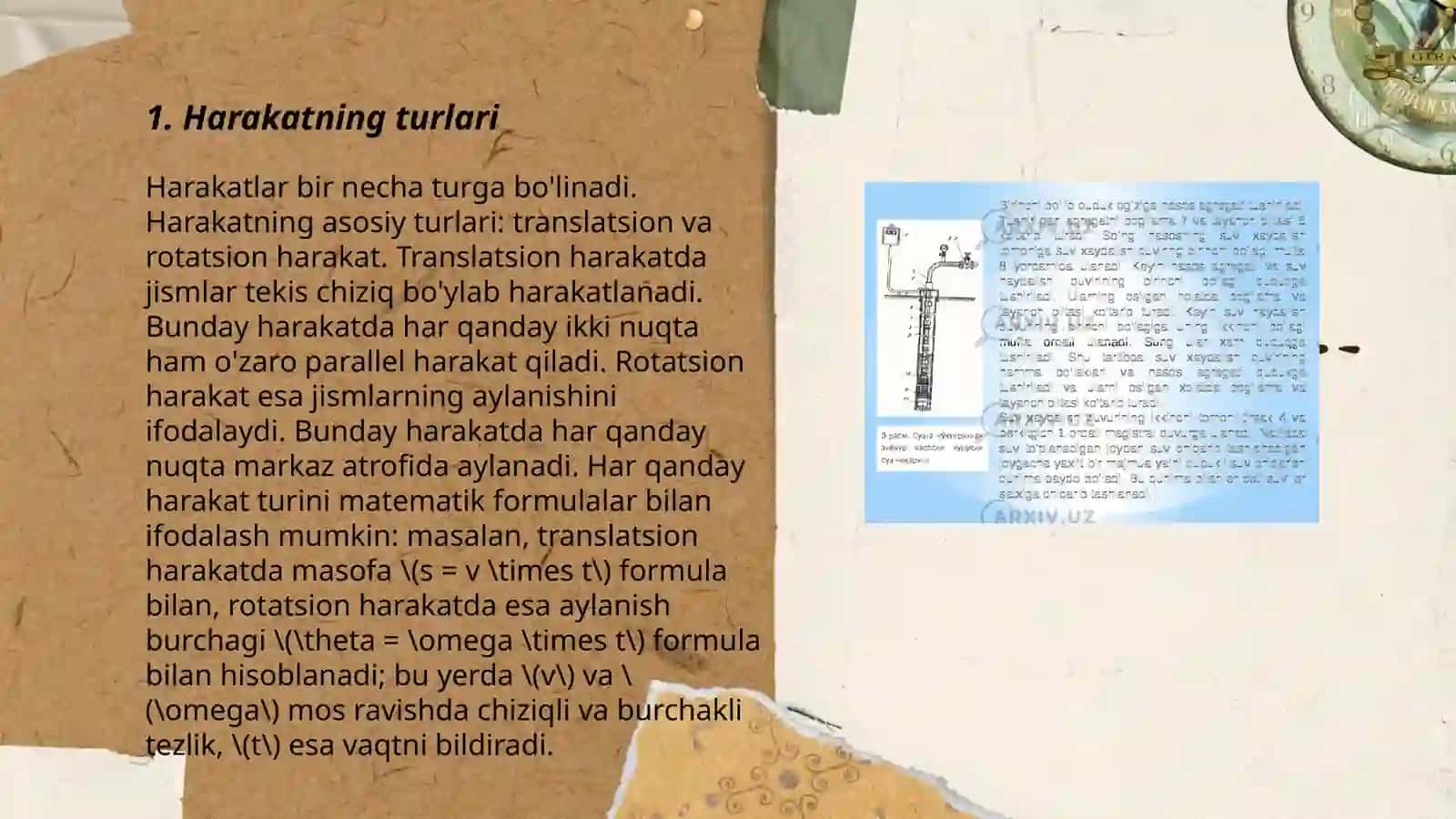 Harakat va uning xossalari 3