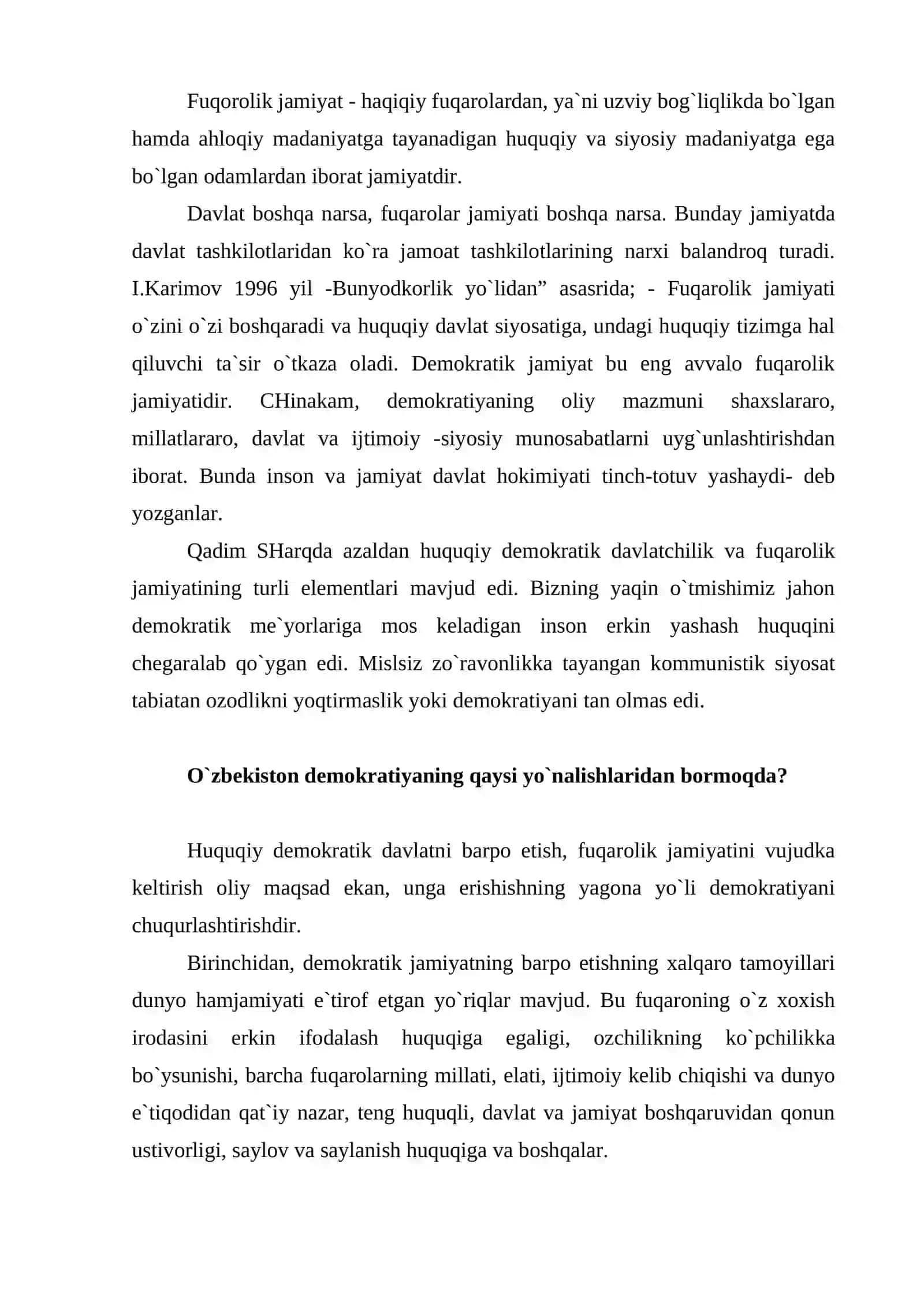 Davlat mexanizminida xokimiyat bo'linish prinsipi 3