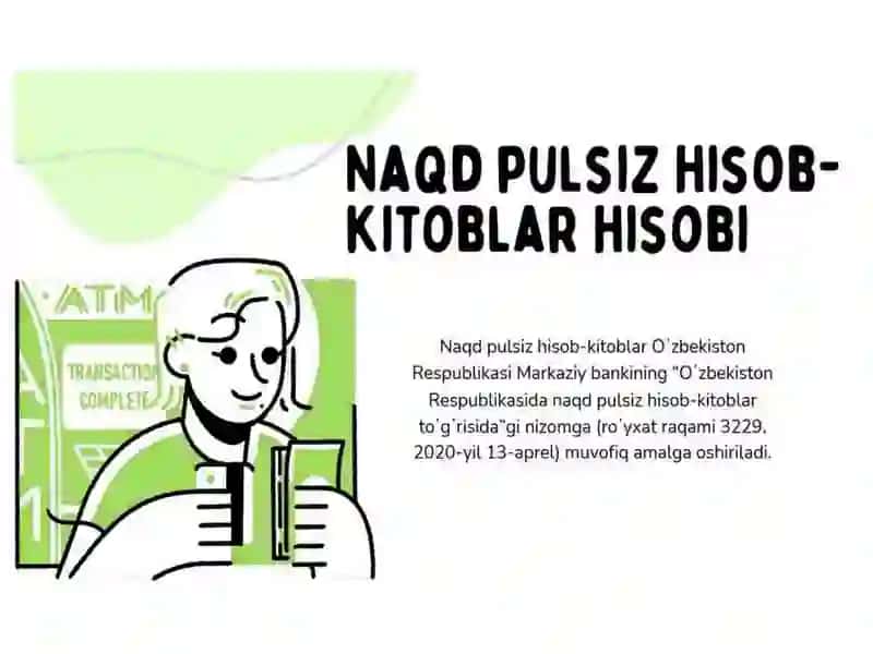 Naqd pulsiz hisob kitoblar va ularni tashkil qilish asoslari 3