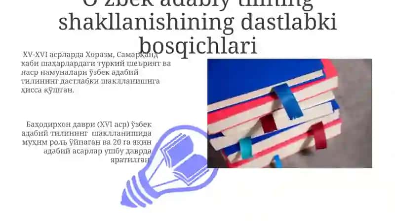 Oʻzbek Adabiy Tilining Mustaqillik Davridagi Rivoji 3