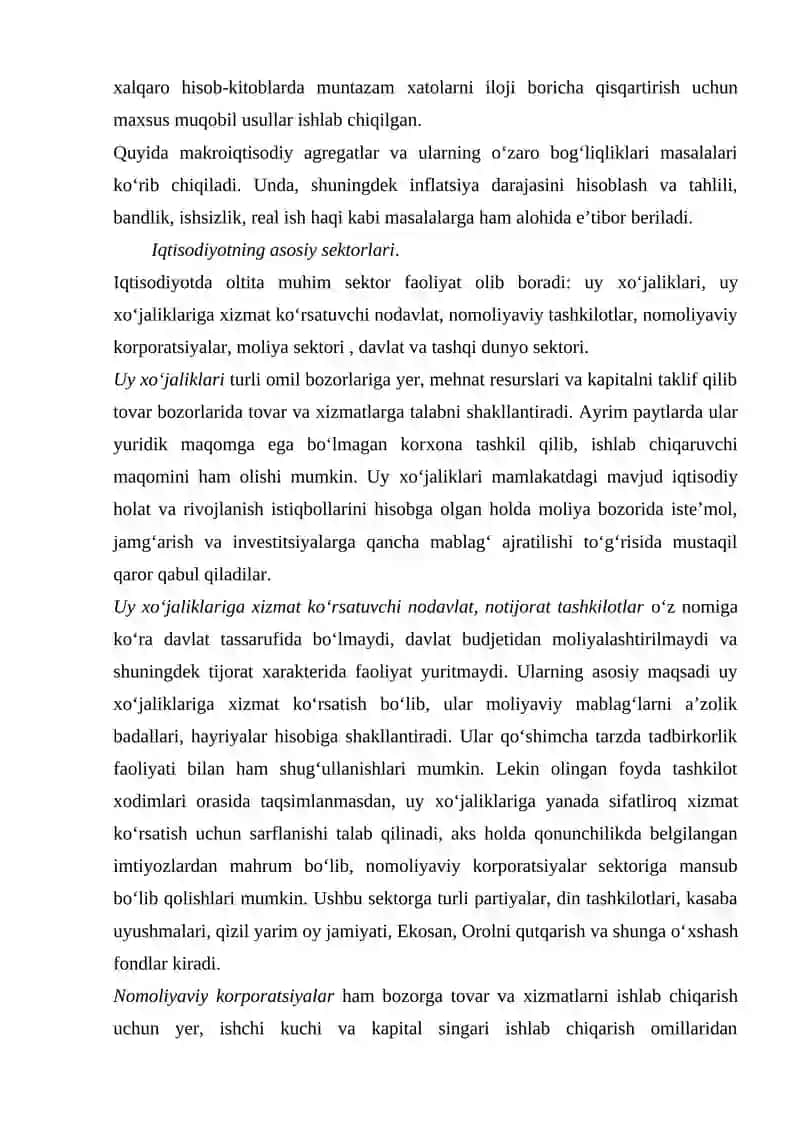 Milliy hisoblar tizimi (MHT) 3