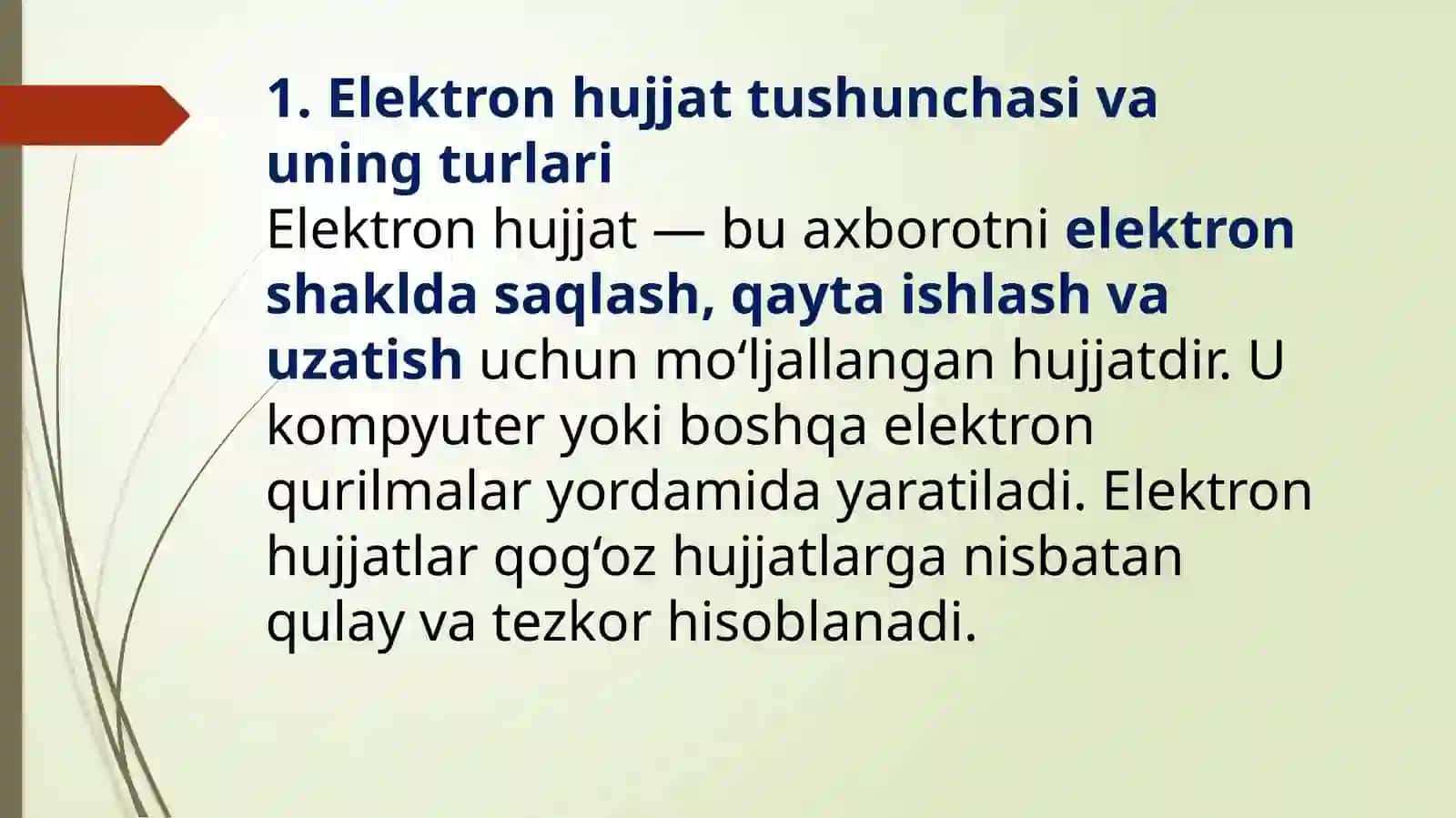 Elektron hujjatlar haqida 3