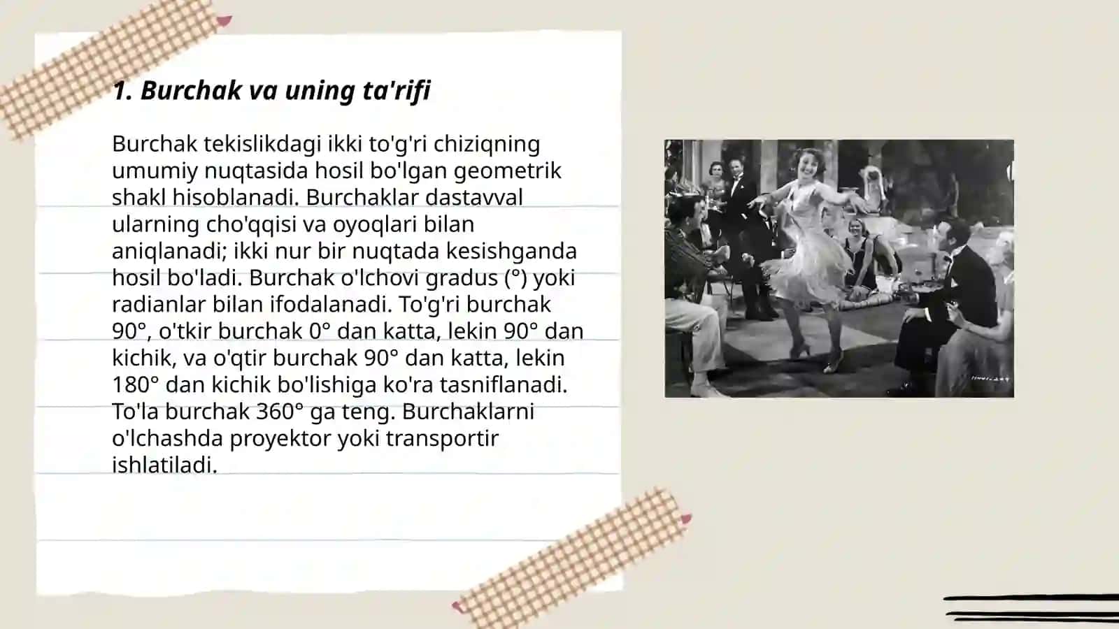 Burchaklar va ularning turlari 3