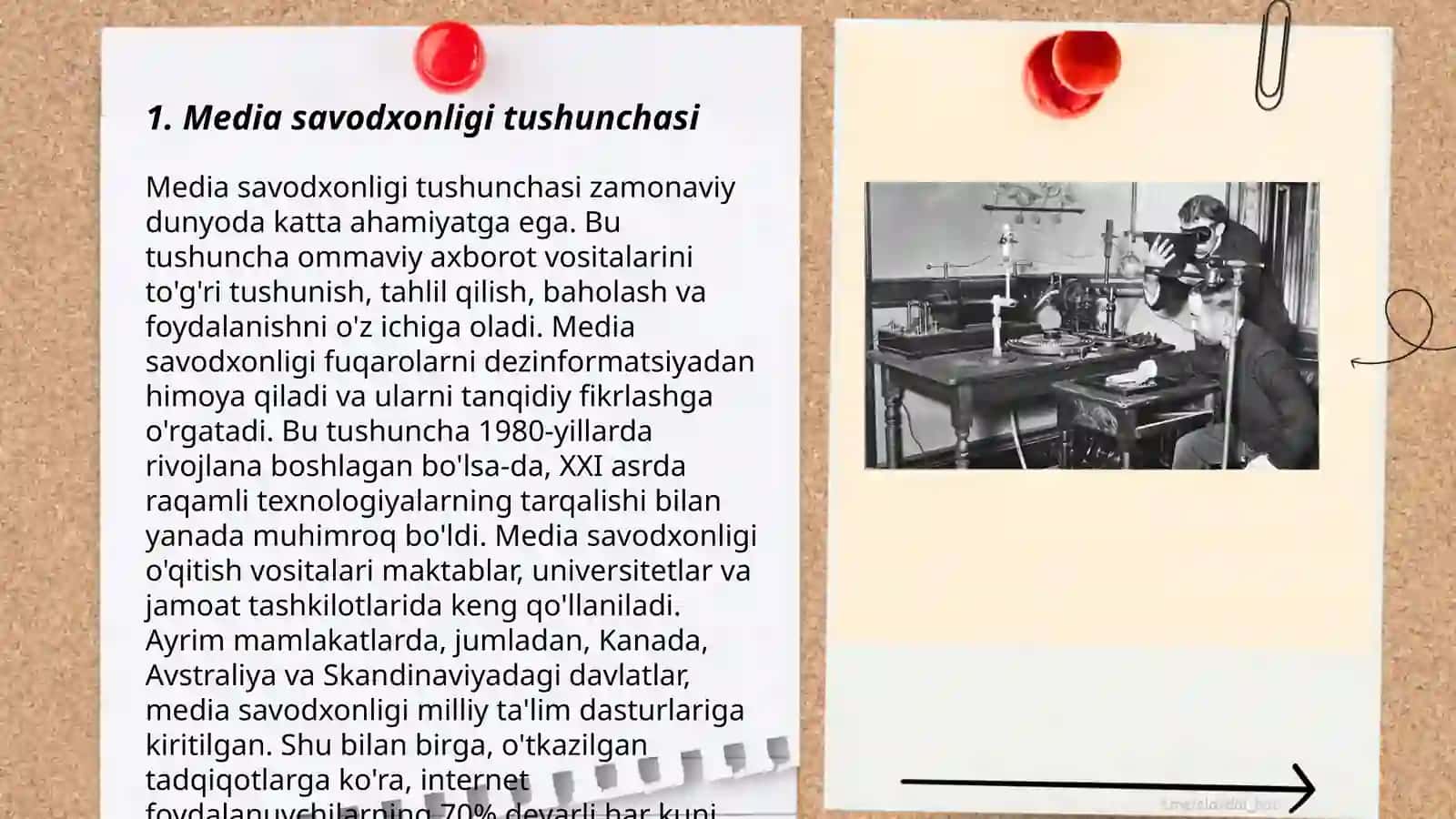 Media savodxonligi va axborot madaniyati fanining asosiy predmeti, vazifalari va uning rivojlanish revolyutsiyasi 3