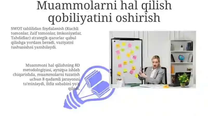 O'z-o'zini boshqarish va ko'nikmalar rivojlanishining amaliy ahamiyati 3