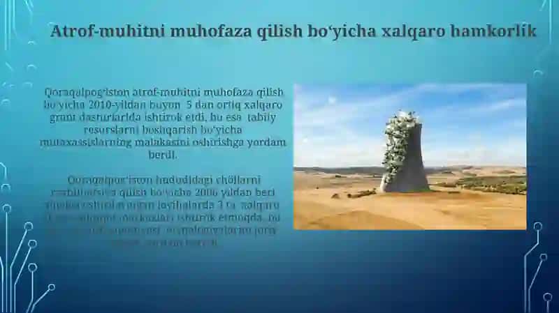 Atrof-muhitni muhofaza qilish va izlanishlar tarixi 3