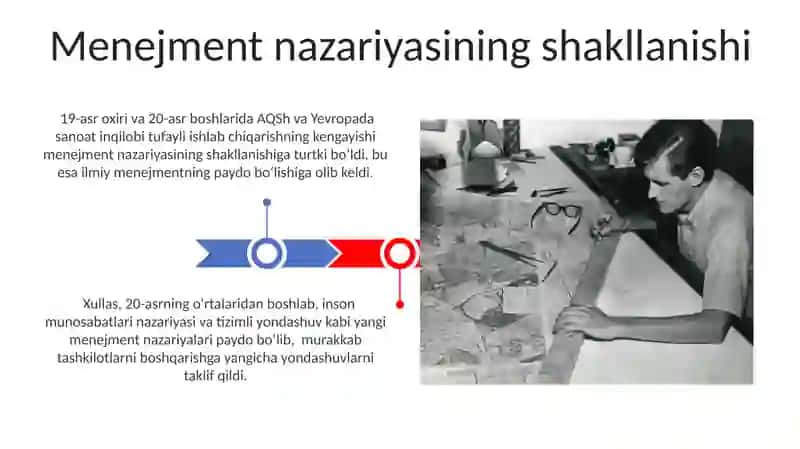 Menejment nazaryasining shakillanishi va rivojlanishi 3