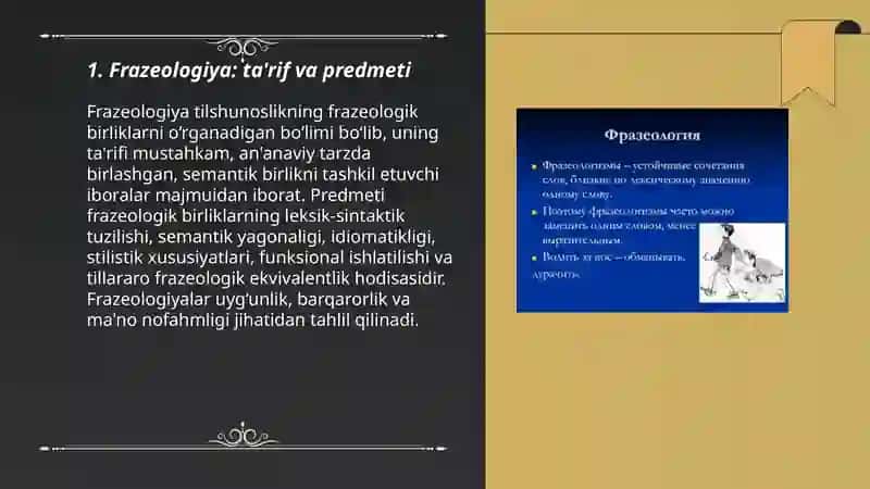 Frazeologiya. Frazeologik ekvivalentlik hodisasi 3