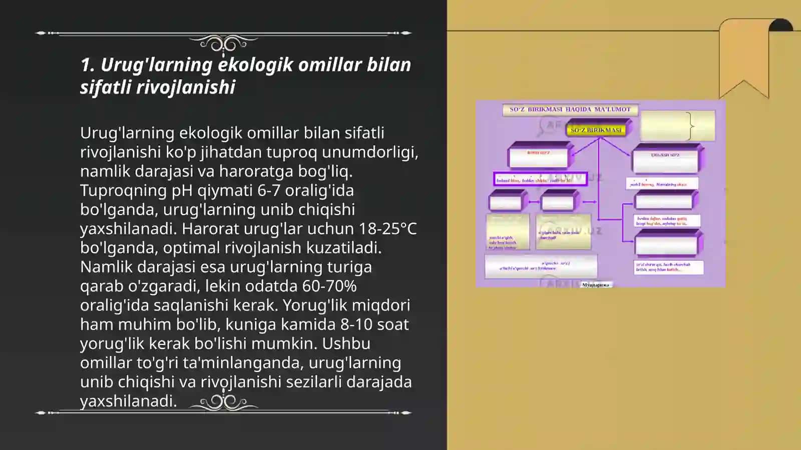 Madaniy o'simliklarning urug', uning sifat ko'rsatkichlarining yangi usullari 3