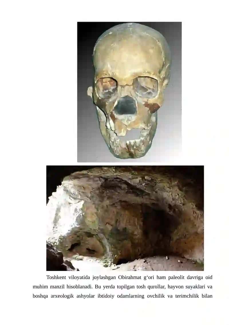O‘LKAMIZ TARIXINI O‘RGANISHDA ARXEOLOGIK YODGORLIKLARNING O‘RNI 3