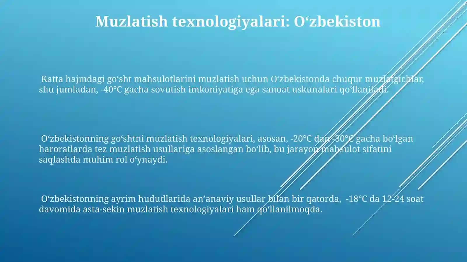 Go'sht va go'sht mahsulotlarini saqlash 3