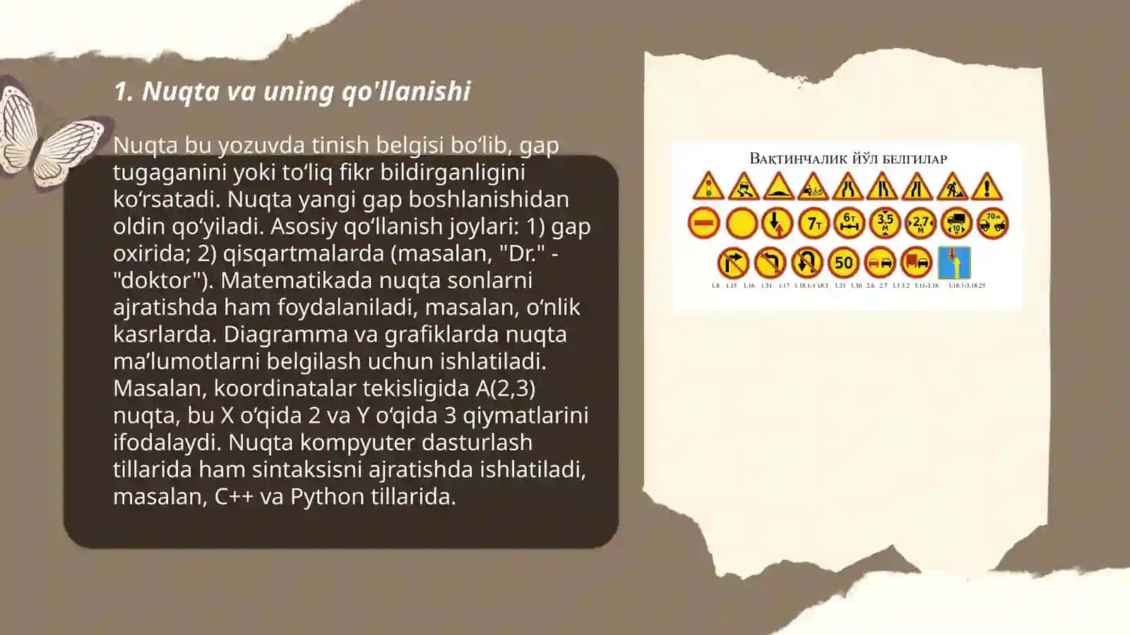 O'zbek tilida tinish belgilari o'rganilishi va qo'llanishi 3