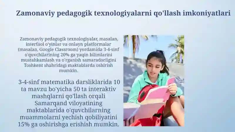 Zamonaviy pedagogik texnologiyalarni qo'llash imkoniyatlari 3
