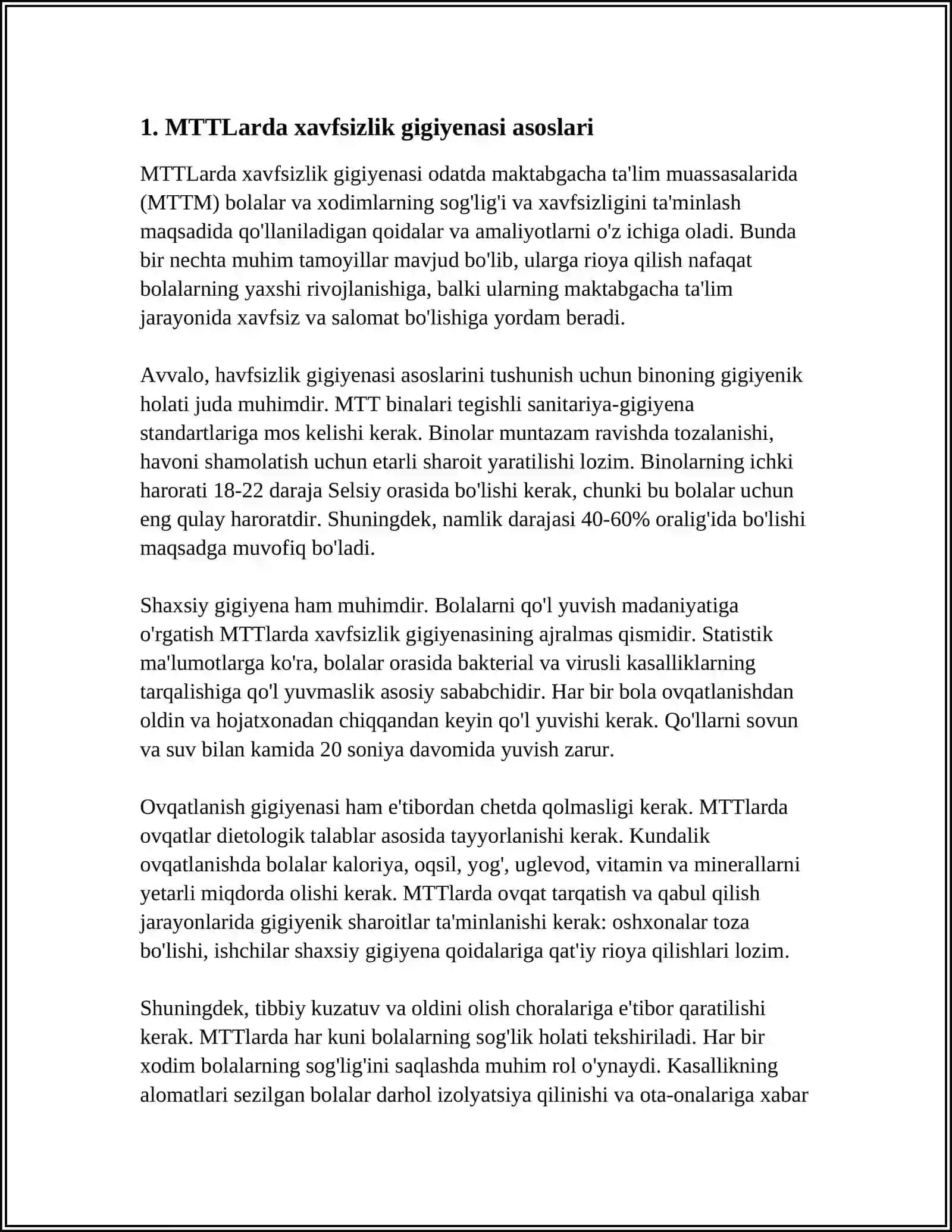 MTTLARDAN XAFTSIZLIK GIGIYENASI VA JISMONIY TARBIYA VOSITALARI 3