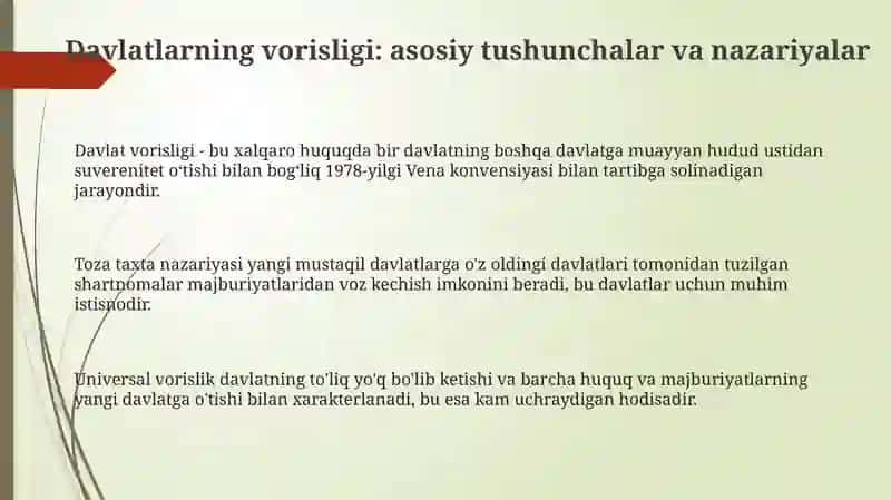 Xalqaro huquqda huquqiy vorislik 3