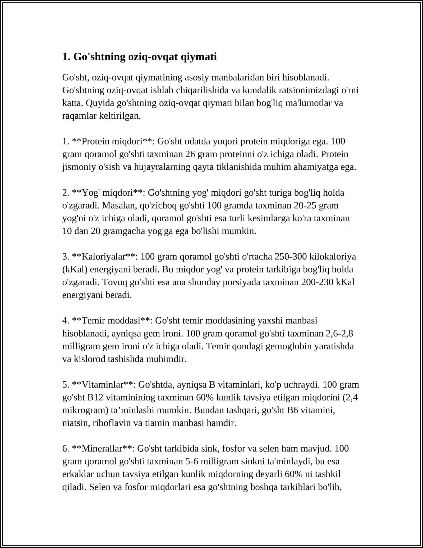 GO'SHT VA GO'SHT MAHSULOTLARI 3