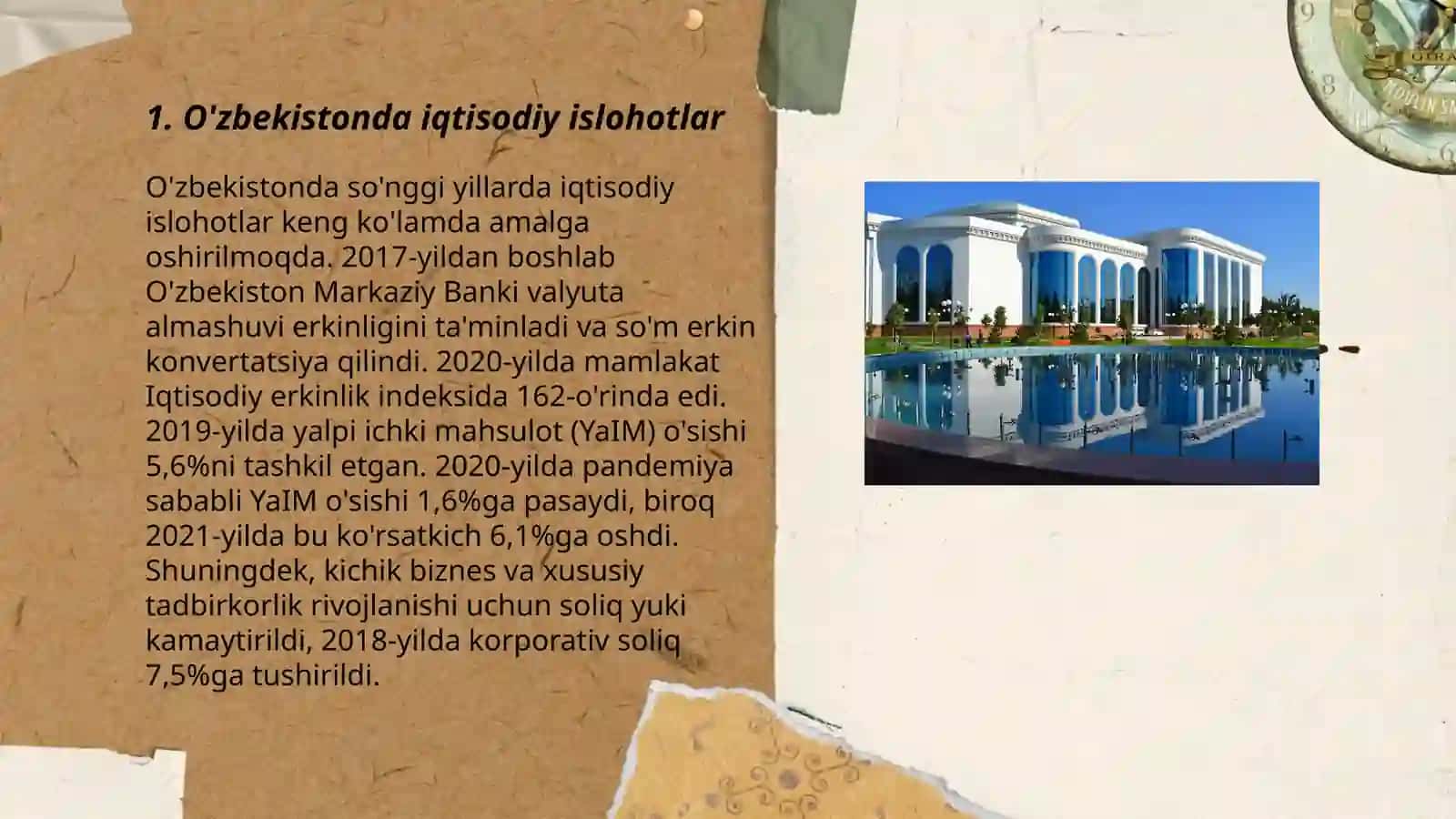 O'zbekistondagi eng yangi o'zgarishlar 3