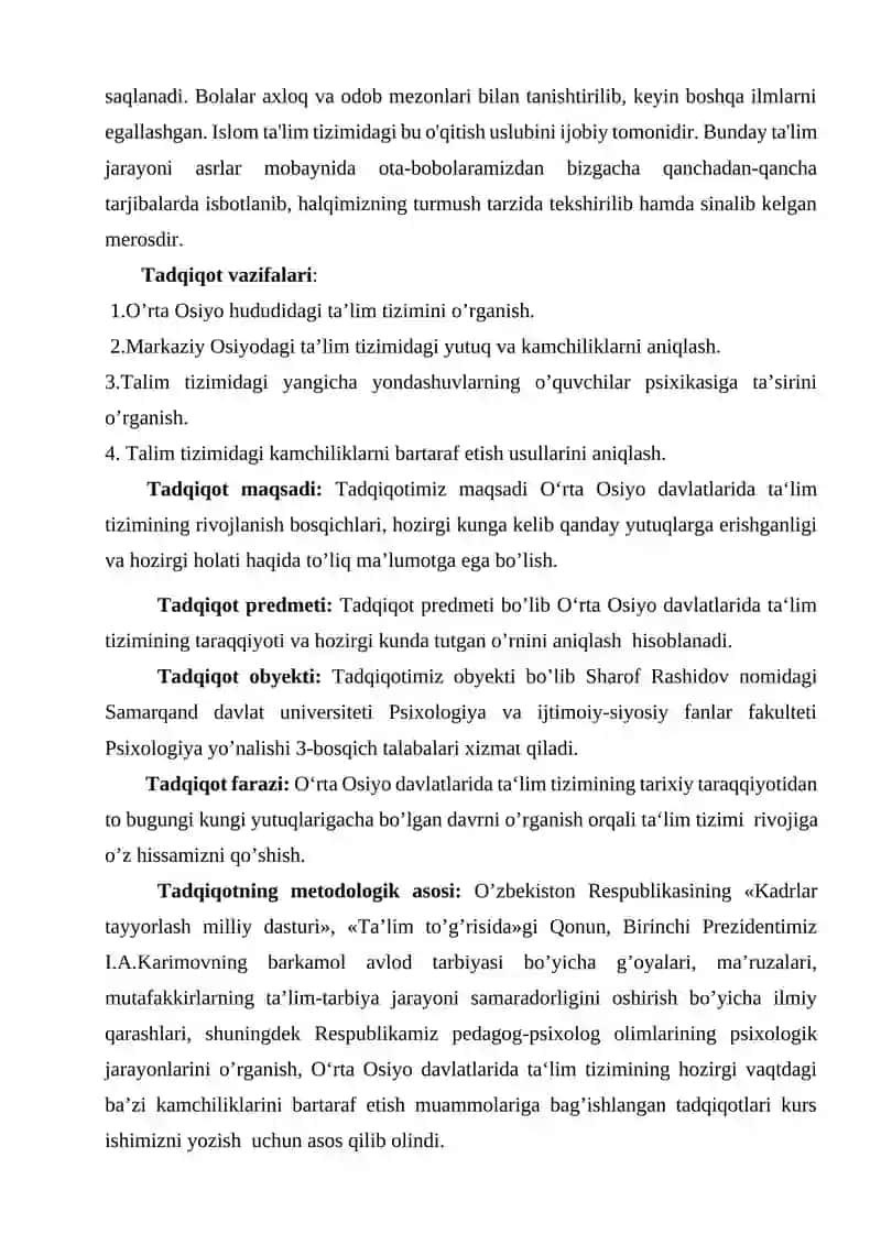 O‘RTA OSIYODA TA‘LIM TIZIMINING TARAQQIYOTI 3