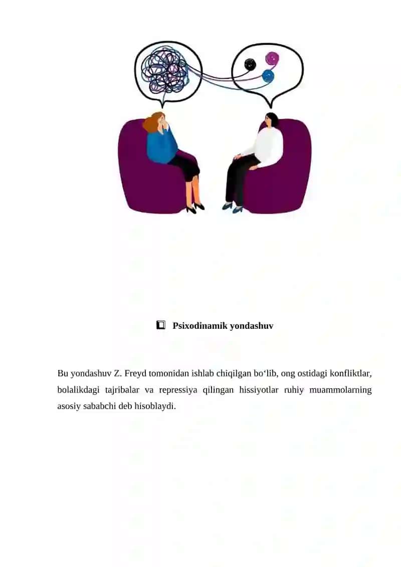 Psixoterapiyaga asosiy yondashuvlar 3
