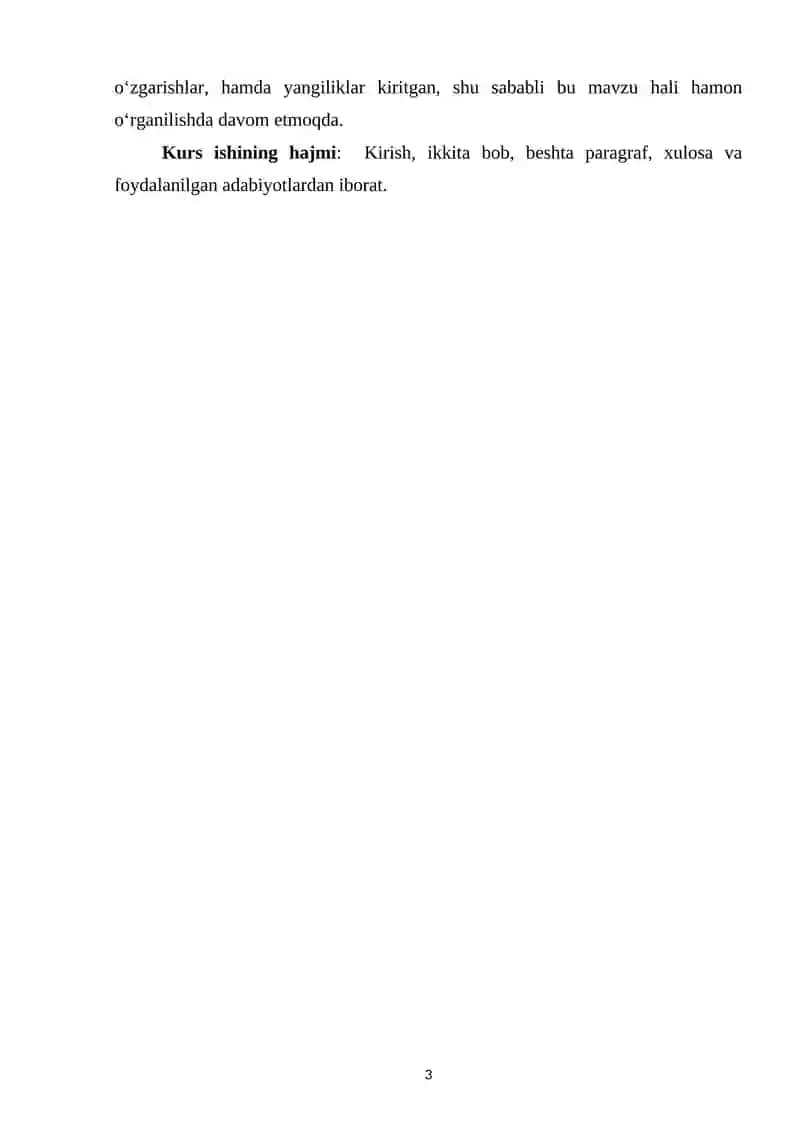 Kurs ishining dolzarbligi 3