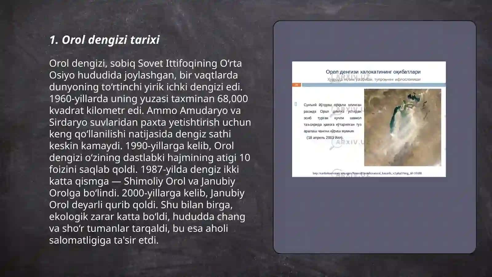 Orol fojiasi 3