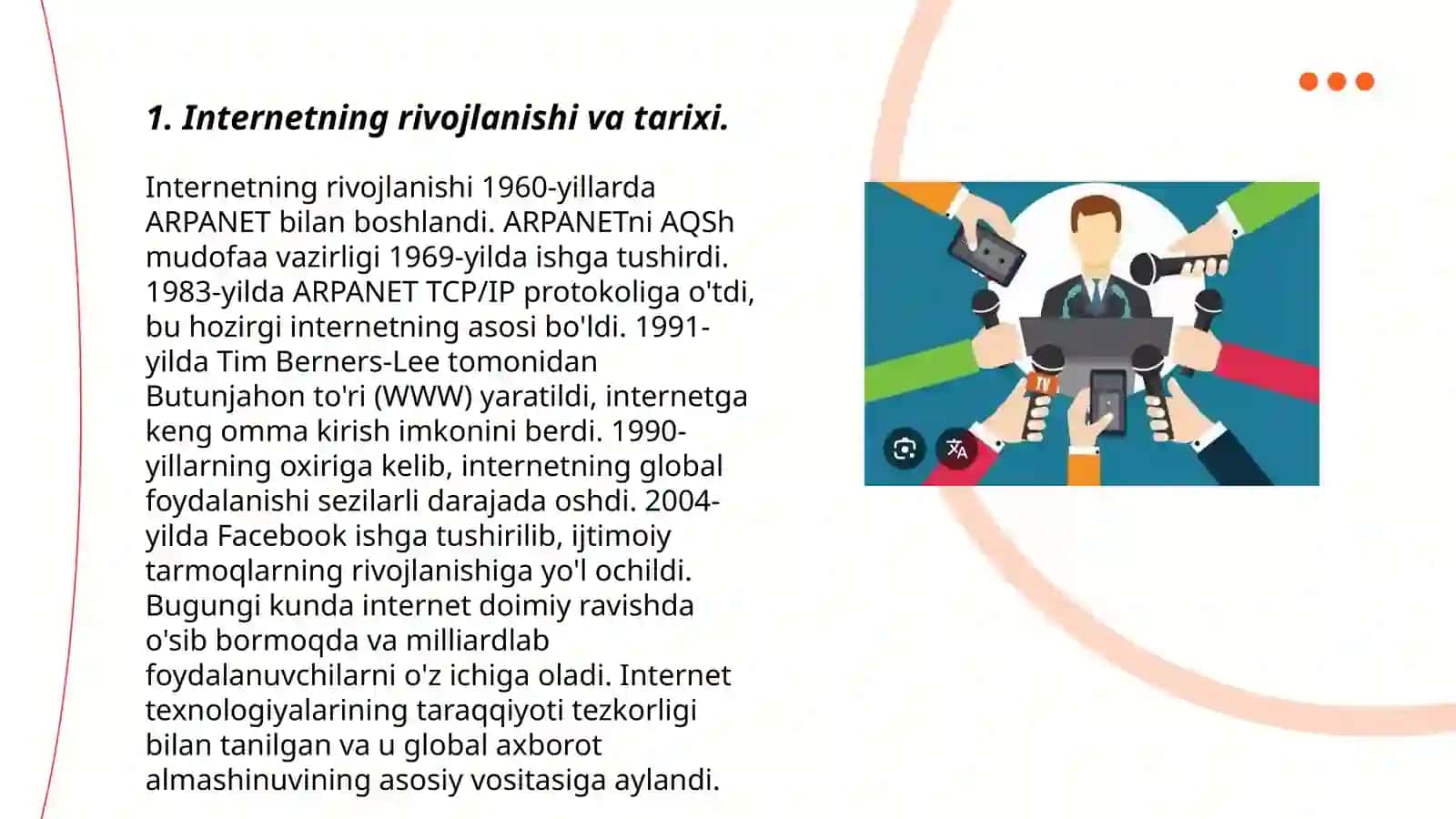 Internetning rivojlanishi va tarixi 3