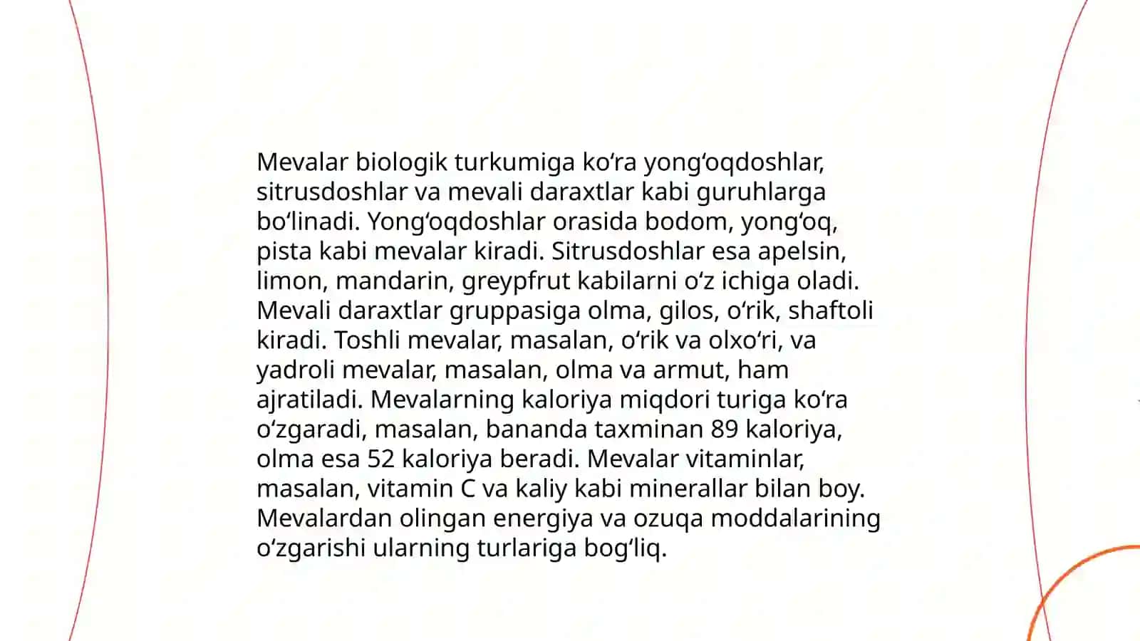 Meva Xillari va Uroʻgʻ Tuzilishi 3