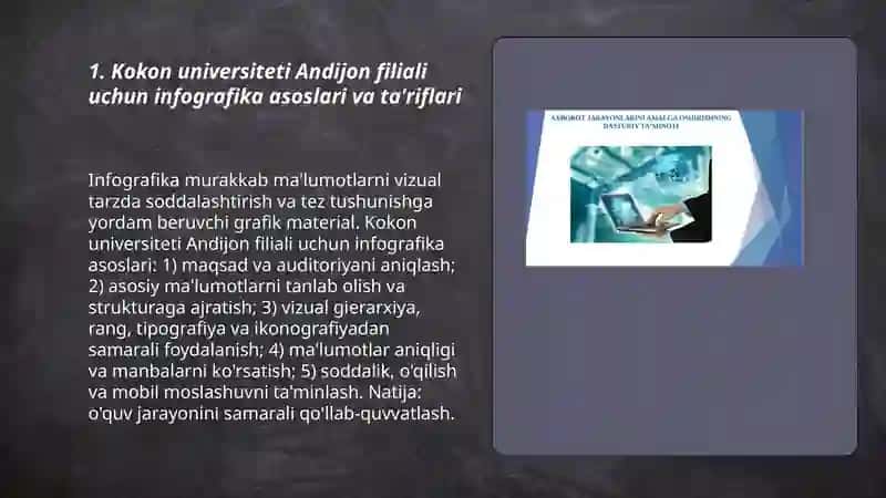 Infografika va uni tayyorlash dasturiy vositalar 3
