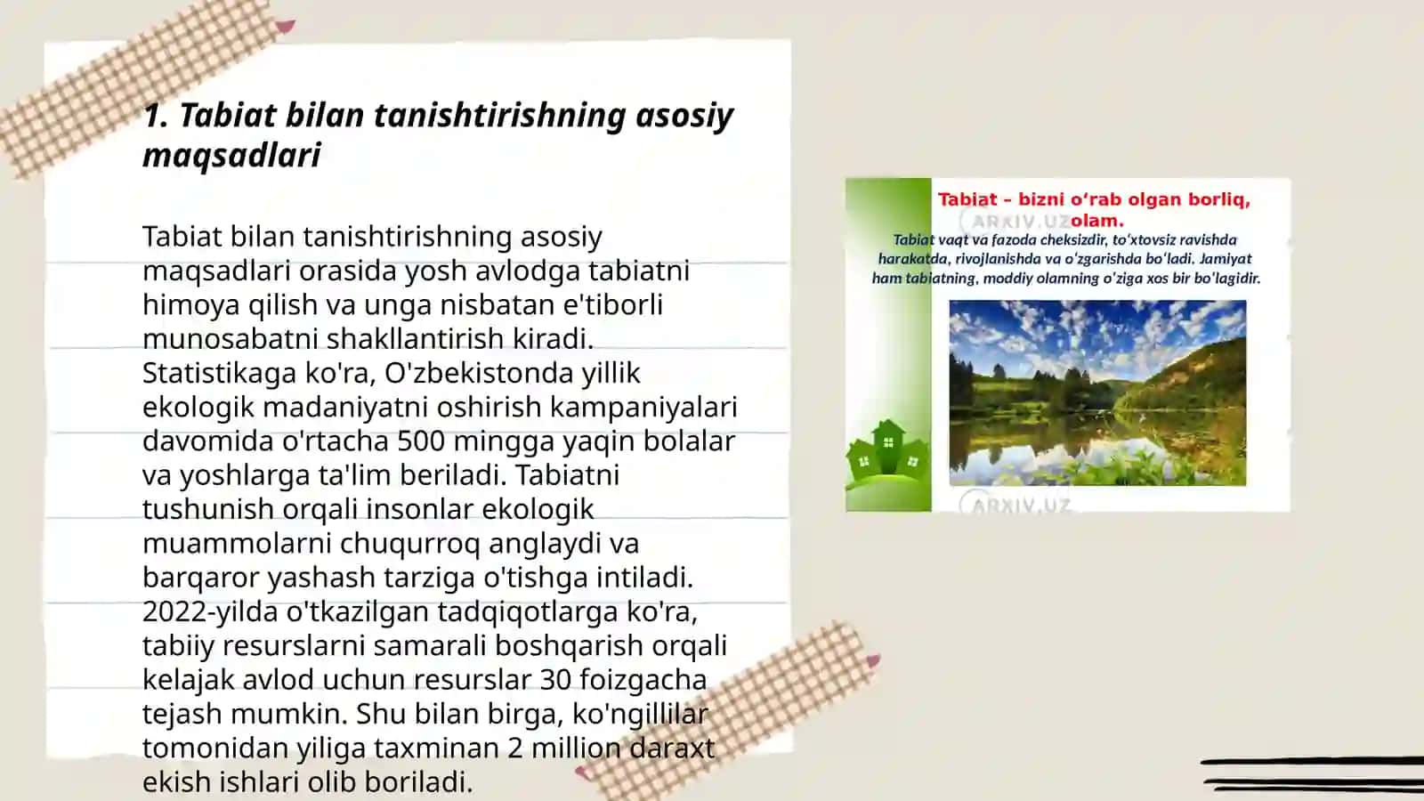 Tabiat bilan tanishtirishda ko‘rgazmali metod va usullarning o‘ziga xosliklari 3