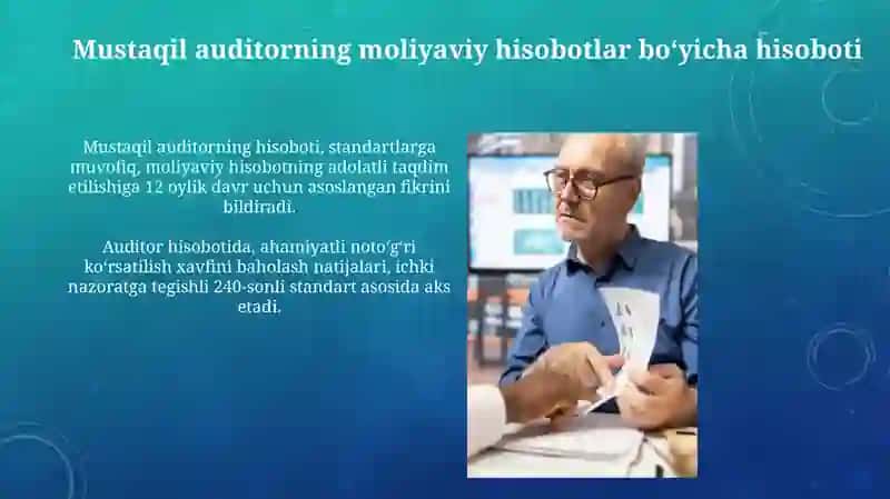Moliyaviy hisobot bo'yicha auditorlik xulosasi 3