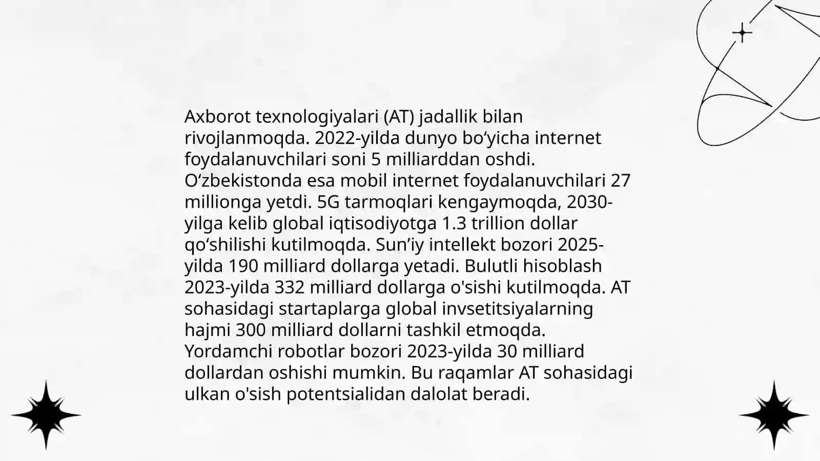 Axborot texnologiyalari taraqqiyoti 3