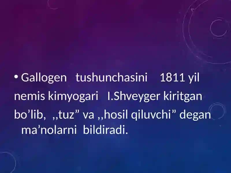 Gallogenlar mavzusi bo’yicha ilmiy ma’lumotlar 3