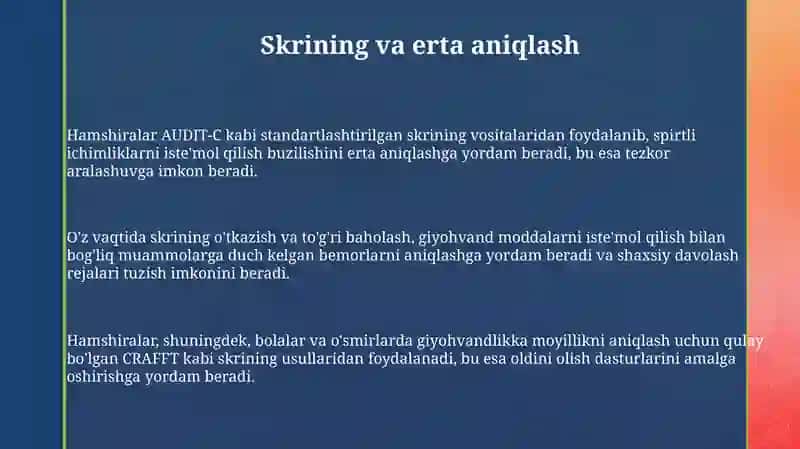 Giyohvandlik va alkolizimga qarshi kurashishda hamshiralarning órni 3