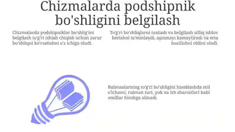 Dumalash podshipnik larining o'tqazishlarini hisoblash, tanlash va ularni chizmada belgilanishi 3