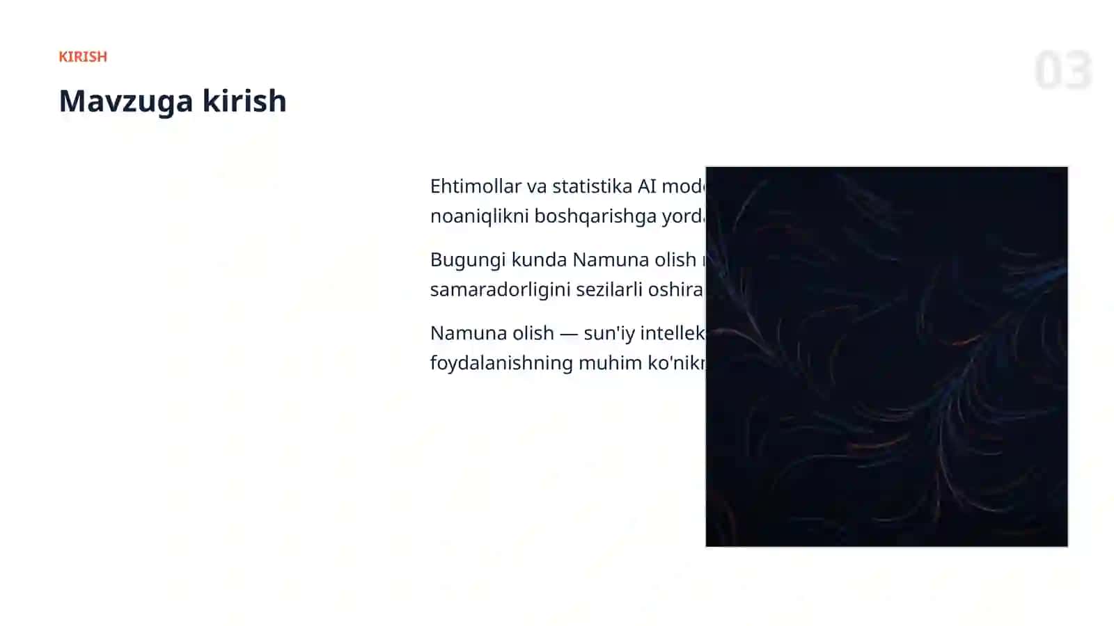 Namuna olish 3