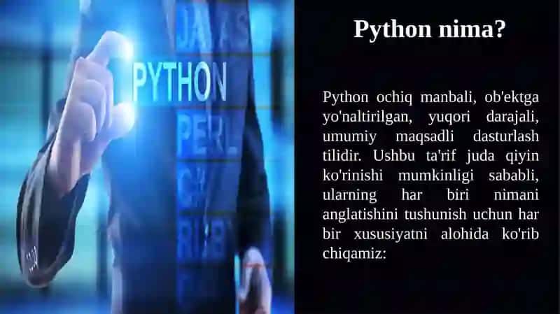 Python dasturlash tili 3