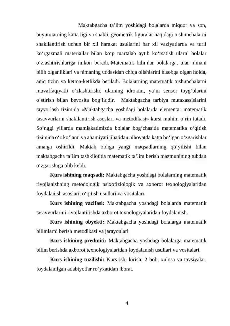 Maktabgacha Yoshdagi Bolalarning Matematik Tasavvurlarini Rivojlantirish 3