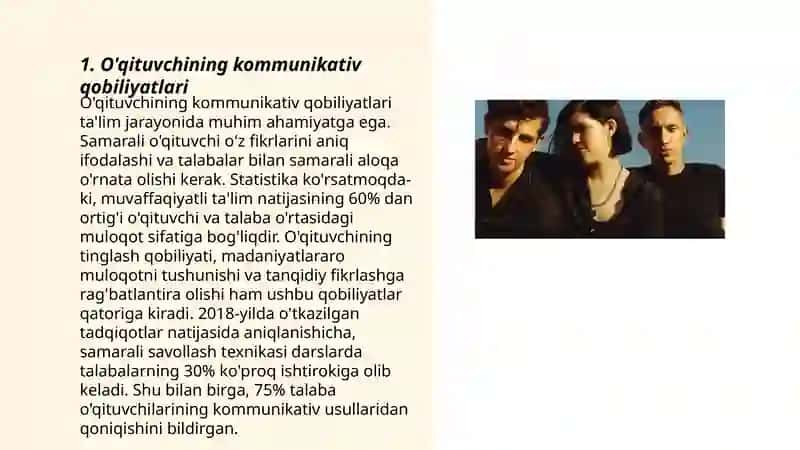 O'qituvchining psixologik qobiliyatlari nima degani 3