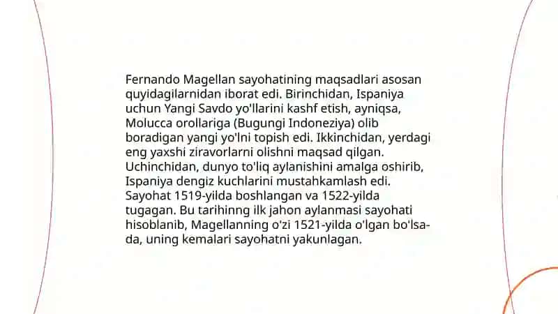 Fеrnando Magеllan sayohati - dunyo aylana birinchi sayohat 3