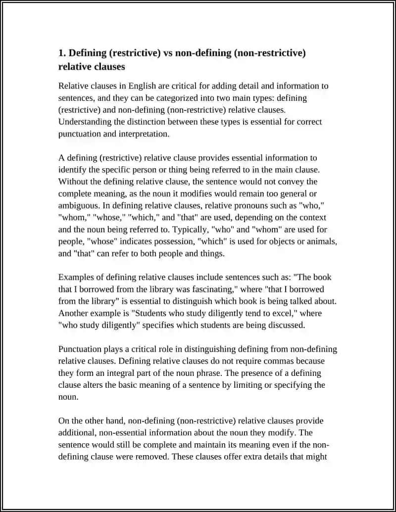MUSTAQIL ISH: RELATIVE CLAUSES 3