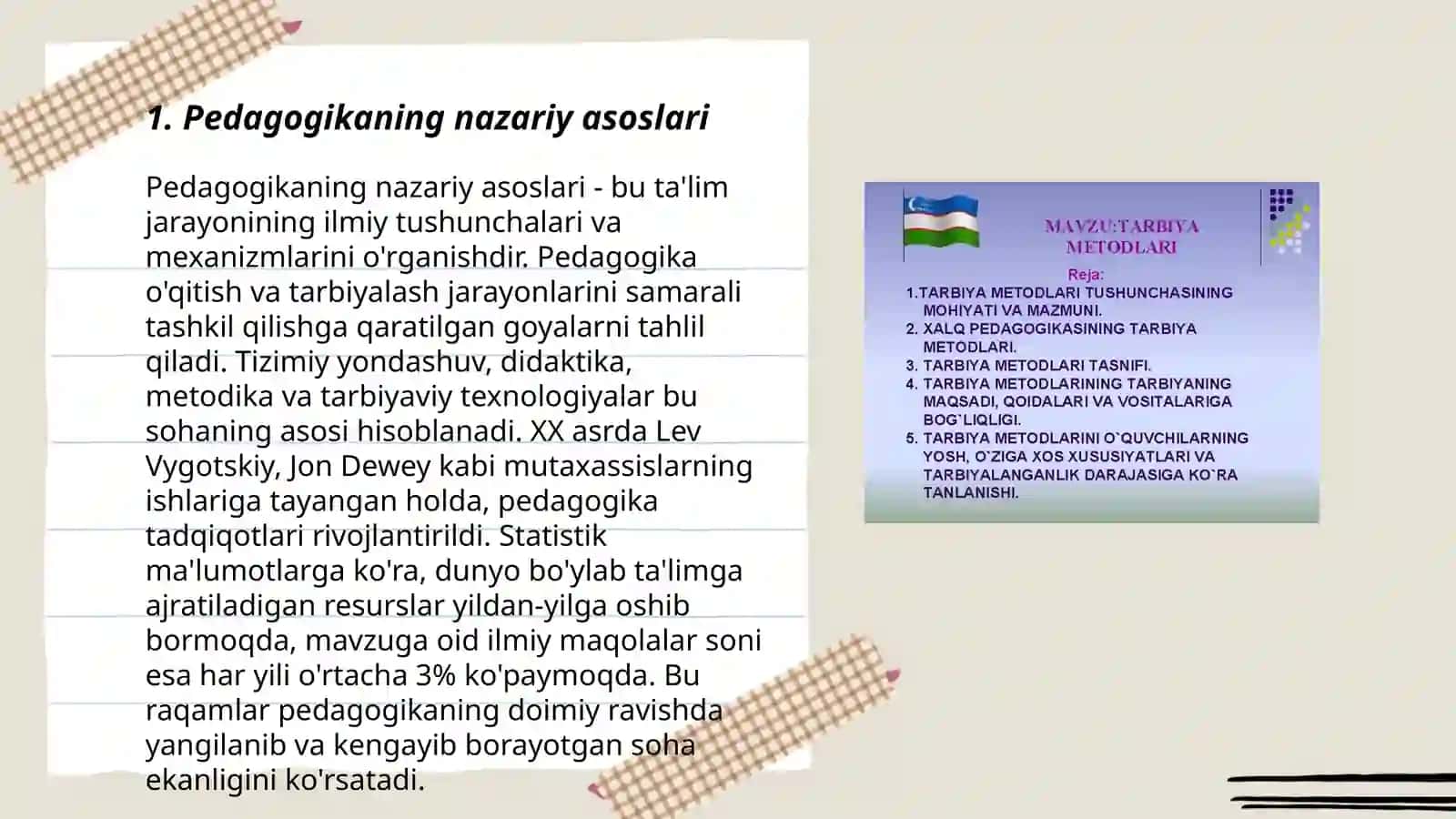 Pedagogika fani oyekti va metodologiyasi 3