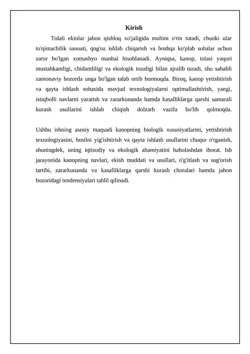 Kanop biologiyasi va yetishtirish texnologiyasi 3