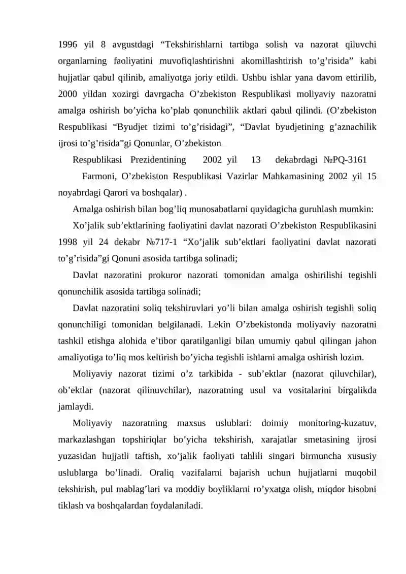 Davlat davlati Moliyaviy Nazorati 3