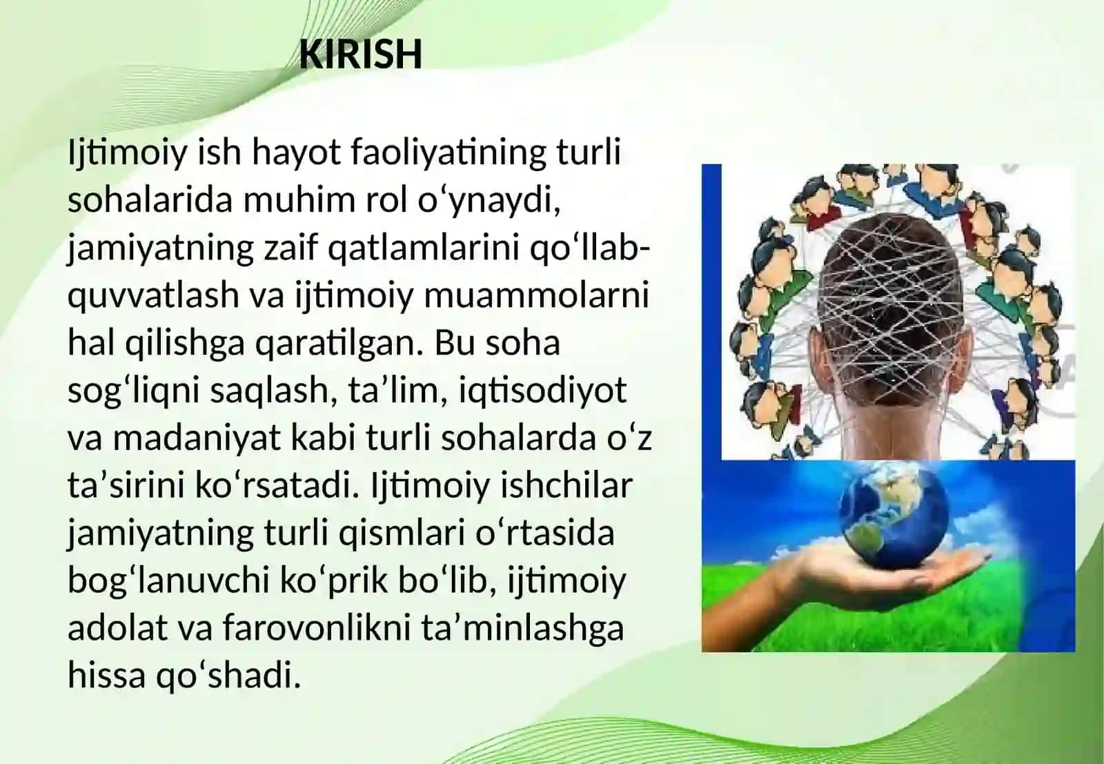 Ijtimoiy ish faoliyati 3