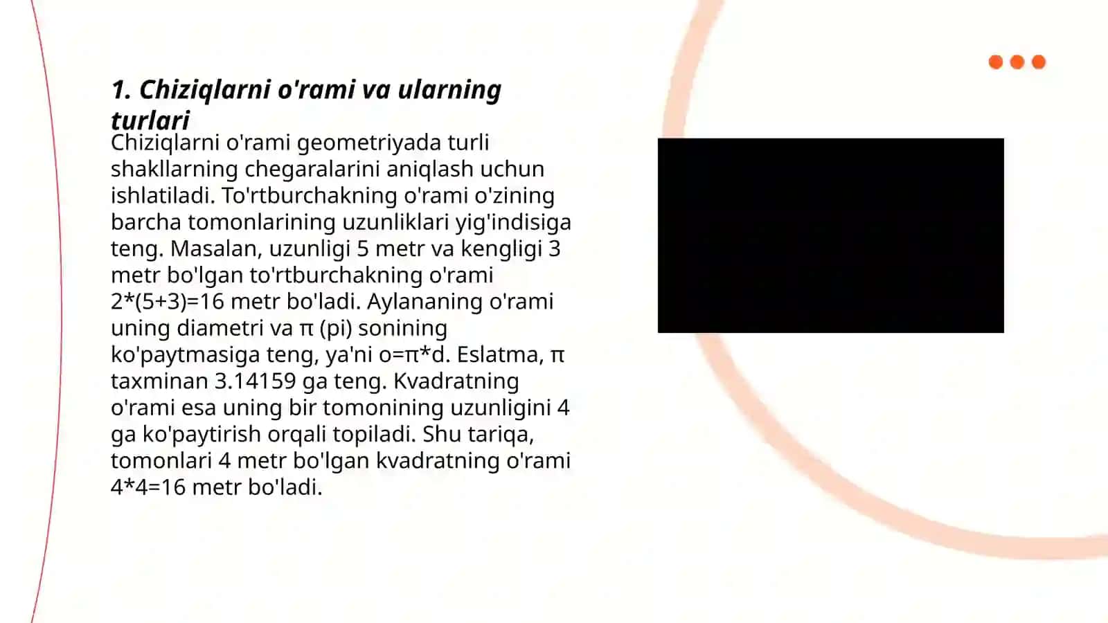 Chiziqlarni urinish tartibi chiziqlarni o'rami 3