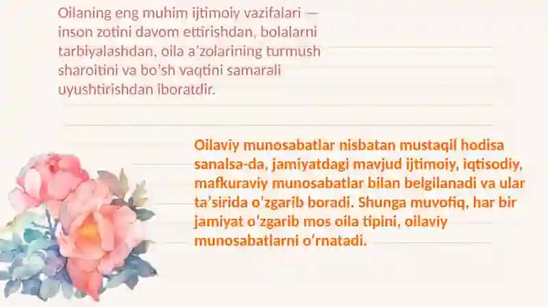 O'zbekistonda oila pedagogika fanining rivojlanishining ijtimoiy iqtisodiy -meyoriy huquqiy asislari 3