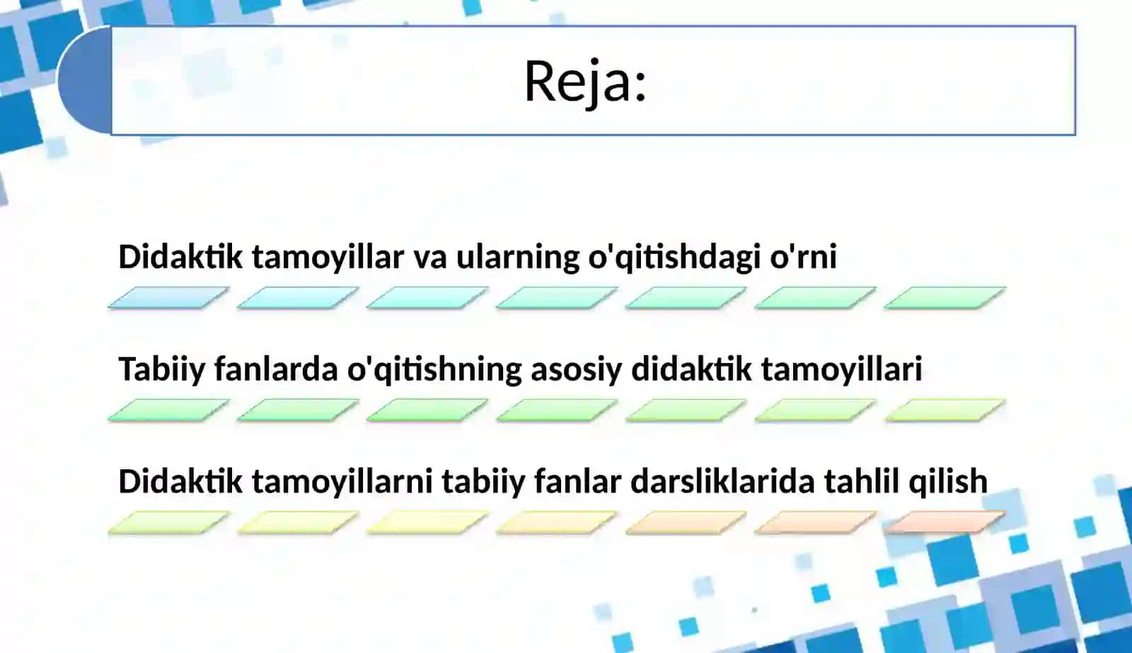 Tabiiy fanlar fanida o'qitishning didaktik tamoyillarini o'rganish va tahlil qilish 3