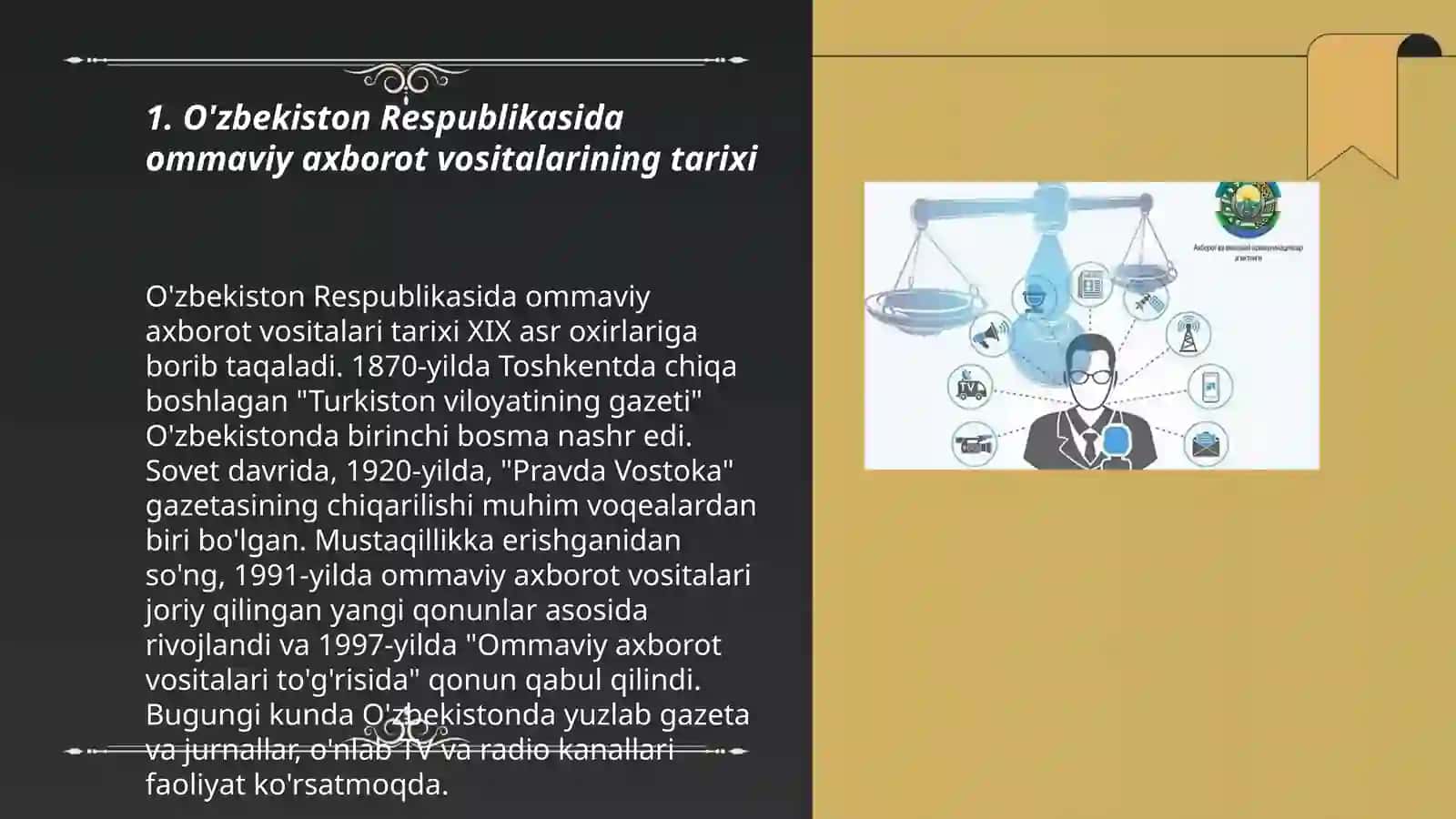 O'zbekiston Respublikasida ommaviy axborot vositalari faolyati 3