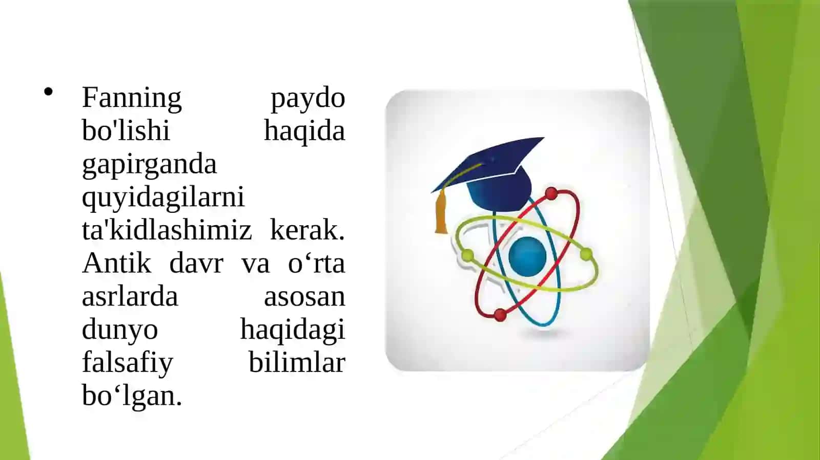 FAN IJTIMOIY-MADANIY HODISA SIFATIDA BILIM, FAOLIYAT VA IJTIMOIY INSTITUTE.FAN TUSHUNCHASINING KENG VA TOR MA’NOLARI 3