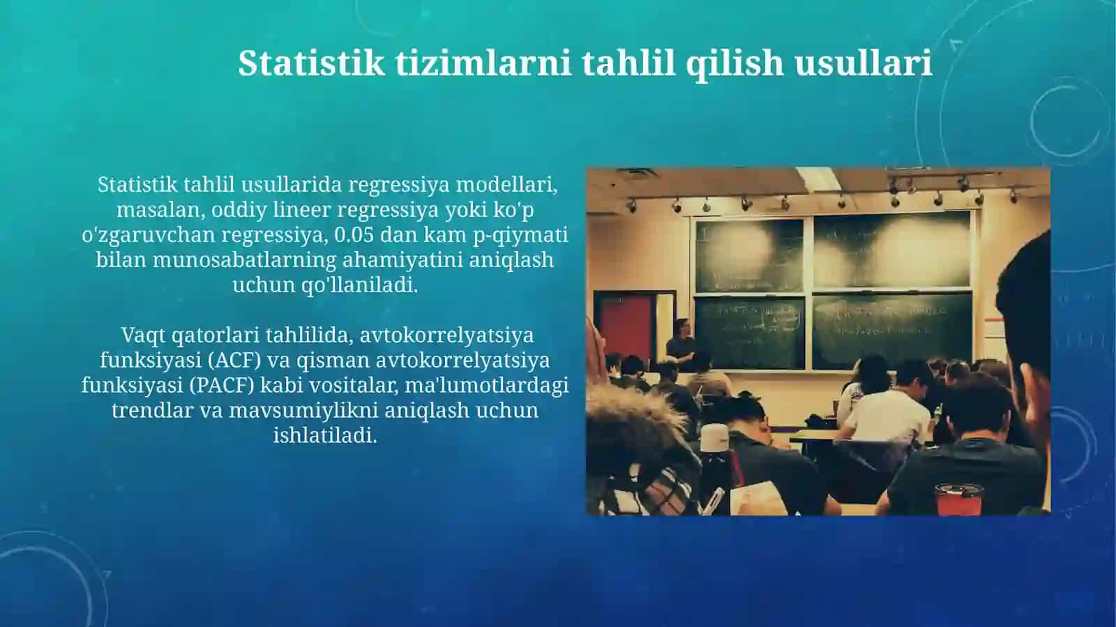 Dinamik va Statistik tizmlarhaqidatushuncha 3